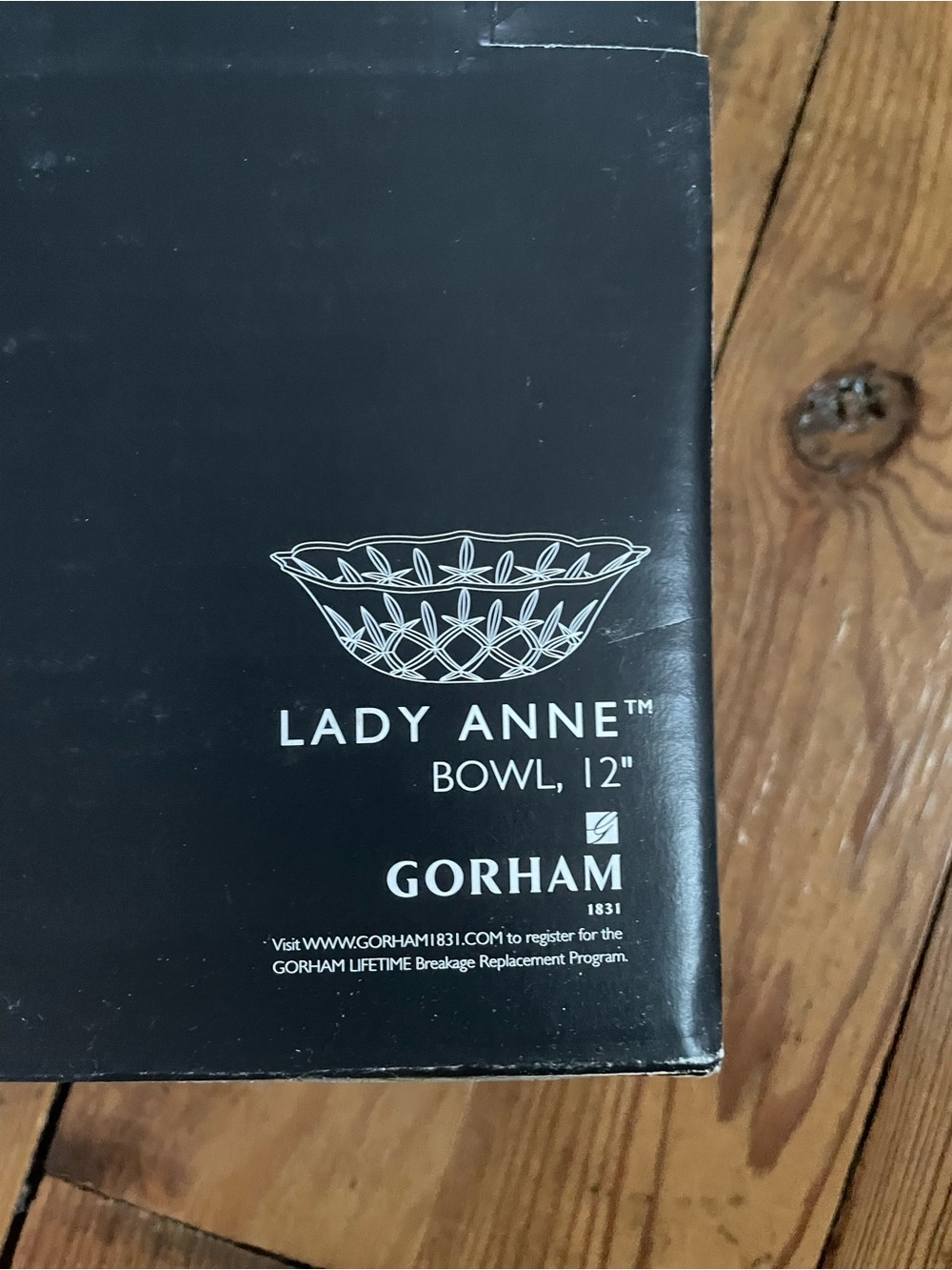 Gorham Black and White Lady Anne Presentation Box